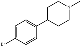 4-(4-Bromo-phenyl)-1-methyl-piperidine Structure