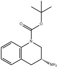 (R)-3-Amino-3,4-dihydro-2H-quinoline-1-carboxylic acid tert-butyl ester Structure