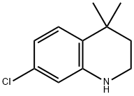 7-Chloro-4,4-dimethyl-1,2,3,4-tetrahydroquinoline Struktur