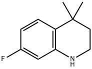 7-氟-4,4-二甲基-1,2,3,4-四氢-喹啉 结构式