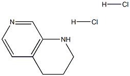1,2,3,4-Tetrahydro-[1,7]naphthyridine dihydrochloride Structure