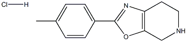 2-p-Tolyl-4,5,6,7-tetrahydro-oxazolo[5,4-c]pyridine hydrochloride Structure