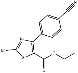Ethyl 2-bromo-4-(4-cyanophenyl)thiazole-5-carboxylate|