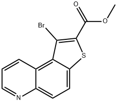Methyl 1-bromothieno[3,2-f]quinoline-2-carboxylate Structure
