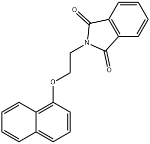 N-(2-(1-naphthyloxy)ethyl)phthalimide Struktur