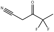 4,4-氟-3-氧代戊烷腈,1188909-16-1,结构式