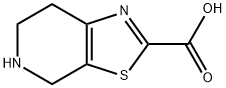 4,5,6,7-四氢-噻唑并[5,4-C]吡啶-2-羧酸, 1190987-12-2, 结构式