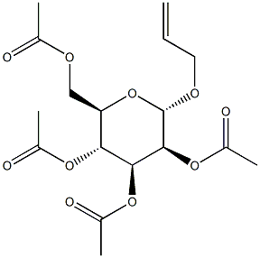 烯丙基 2,3,4,6-四-O-乙酰基-ALPHA-D-吡喃甘露糖苷, 119111-31-8, 结构式