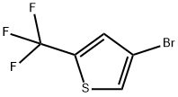 4-bromo-2-(trifluoromethyl)Thiophene 化学構造式