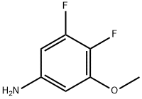 3,4-difluoro-5-methoxybenzenamine Structure