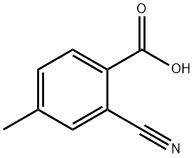2-Cyano-4-methylbenzoic acid Structure