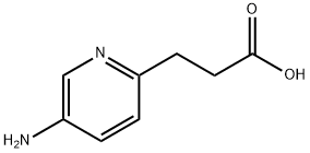 5-amino-2-Pyridinepropanoic acid Struktur