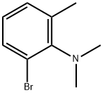 2-bromo-N,N,6-trimethylbenzenamine Structure
