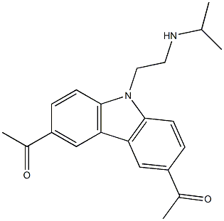 1197996-80-7 1,1'-(9-(2-(异丙基氨基)乙基)-9H-咔唑-3,6-二基)双乙烷-1-酮