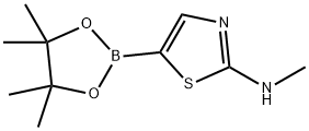 1201679-09-5 2-(methylamino)thiazol-5-ylboronic acid pinacol ester