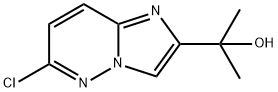 2-(6-chloroimidazo[1,2-b]pyridazin-2-yl)propan-2-ol Struktur