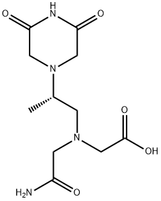 N-(2-Amino-2-oxoethyl)-N-[(2S)-2-(3,5-dioxo-1-piperazinyl)propyl]-glycine Structure