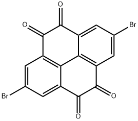 2,7-二溴-芘-4,5,9,10-四酮, 1204649-68-2, 结构式