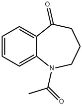 1-acetyl-3,4-dihydro-1H-benzo[b]azepin-5(2H)-one Struktur