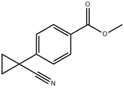 methyl 4-(1-cyanocyclopropyl)benzoate Struktur