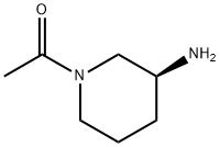 (R)-1-(3-AMINOPIPERIDIN-1-YL)ETHAN-1-ONE HYDROCHLORIDE, 1207602-55-8, 结构式