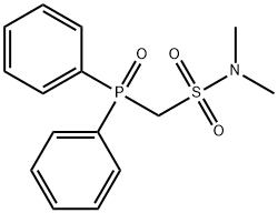 1-(Diphenylphosphoryl)-N,N-dimethylmethanesulfonamide Structure