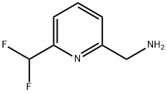 6-(二氟甲基)-2-吡啶甲胺, 1211519-39-9, 结构式