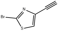 2-溴-4-乙炔基噻唑 结构式
