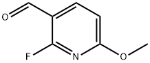 2-氟-6-甲氧基-3-吡啶甲醛, 1211530-70-9, 结构式