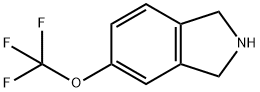5-(TRIFLUOROMETHOXY)ISOINDOLINE, 1211532-42-1, 结构式