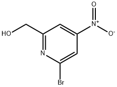 (6-Bromo-4-nitro-pyridin-2-yl)-methanol 结构式