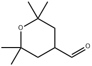 2,2,6,6-tetramethyl-tetrahydro-2H-pyran-4-carbaldehyde Struktur