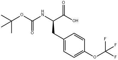 (2R)-2-[(TERT-BUTOXY)CARBONYLAMINO]-3-[4-(TRIFLUOROMETHOXY)PHENYL]PROPANOIC ACID