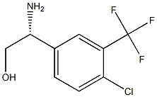 (2R)-2-AMINO-2-[4-CHLORO-3-(TRIFLUOROMETHYL)PHENYL]ETHAN-1-OL Structure