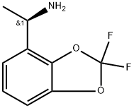 (R)-1-(2,2-DIFLUORO-BENZO[1,3]DIOXOL-4-YL)-ETHYLAMINE Structure