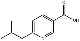 6-Isobutylnicotinic acid Structure