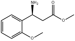 METHYL (3S)-3-AMINO-3-(2-METHOXYPHENYL)PROPANOATE Structure
