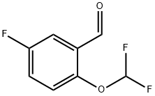 2-二氟甲氧基-5-氟苯甲醛, 1214326-36-9, 结构式