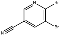 3-氰基-5,6-二溴吡啶 结构式