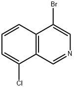 4-溴-8-氯异喹啉, 1215767-86-4, 结构式