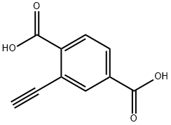 2-乙炔基对苯二甲酸, 1215861-81-6, 结构式