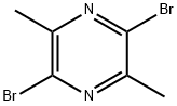 2,5-dibromo-3,6-dimethylPyrazine 化学構造式