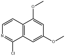 1-chloro-5,7-dimethoxyisoquinoline 结构式