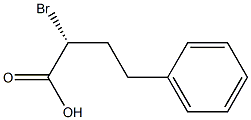 (R)-2-Bromo-4-phenylbutyric acid 化学構造式