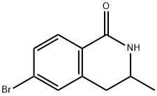 6-Bromo-3-methyl-3,4-dihydroisoquinolin-1(2H)-one Struktur