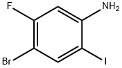 4-溴-5-氟-2-碘苯胺,1219741-79-3,结构式