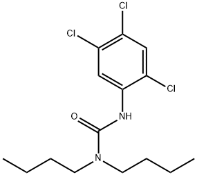 1,1-DIBUTYL-3-(2,4,5-TRICHLOROPHENYL)UREA Struktur