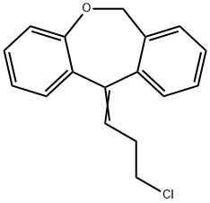 (E)-11-(3-chloropropylidene)-6,11-dihydrodibenzo[b,e]oxepine Structure