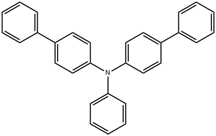 N,N-ビス(4-ビフェニリル)アニリン 化学構造式