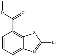 methyl 2-bromobenzo[d]thiazole-7-carboxylate Struktur